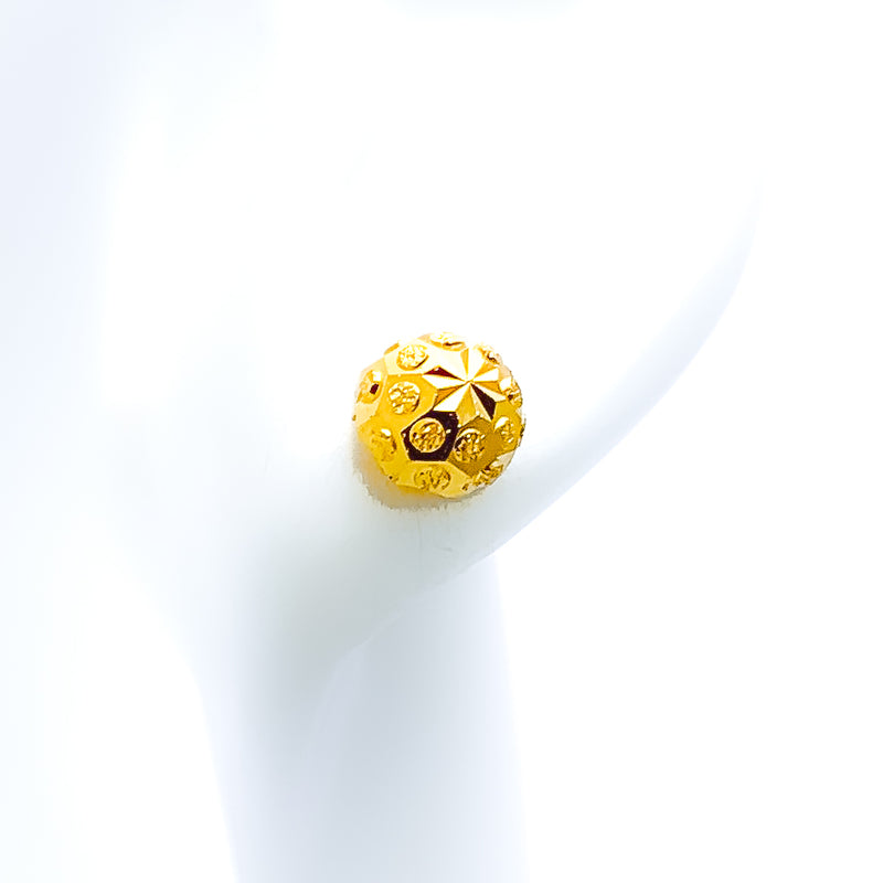 Bespoke Dressy 22k Gold Top Earrings