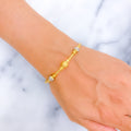 jazzy-two-tone-22k-gold-bangle-bracelet