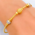 jazzy-two-tone-22k-gold-bangle-bracelet