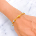 jazzy-two-tone-22k-gold-bangle-bracelet