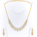 eternal-radiant-drop-diamond-18k-gold-necklace-set