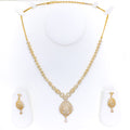 festive-sparkling-motif-diamond-18k-gold-necklace-set