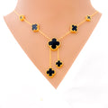 iconic-onyx-clover-21k-gold-necklace-set