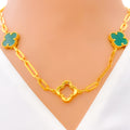 malachite-clover-link-21k-gold-necklace-30