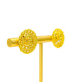 Glowing Refined 22k Gold Earrings