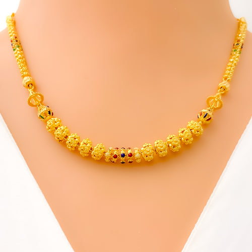 attractive-bold-22k-gold-necklace-set