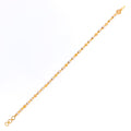 Delightful Evergreen 22k Gold Pearl Bracelet