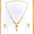 flowing-ornate-22k-gold-necklace-set