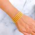 Impressive Sleek 22k Gold Bangles 