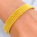 Impressive Sleek 22k Gold Bangles 