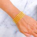 Chic Timeless 22k Gold Bangles 