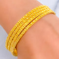 Chic Timeless 22k Gold Bangles 