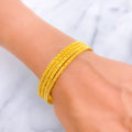 Chic Timeless 22k Gold Bangles 