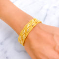 embellished-cutwork-leaf-21k-gold-bangles