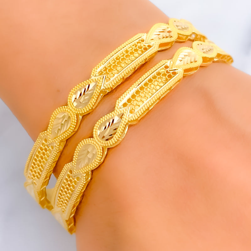 luminous-glimmering-leaf-21k-gold-bangles