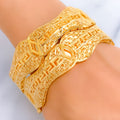 artistic-sculptural-21k-gold-mesh-bangles