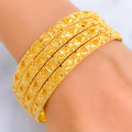 embellished-reflective-flower-21k-gold-bangles