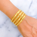 iridescent-lustrous-21k-gold-rare-bangles