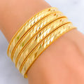 iridescent-lustrous-21k-gold-rare-bangles