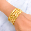 iridescent-lustrous-21k-gold-rare-bangles