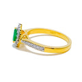 Decorative Dressy 18K Gold + Diamond Ring