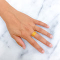 Rich Vibrant 22K Gold Ring