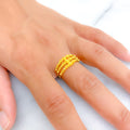 Rich Vibrant 22K Gold Ring