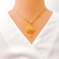 decorative-jazzy-22k-gold-cz-pendant