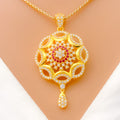 decadent-geometric-22k-gold-cz-pendant