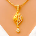 majestic-chic-22k-gold-cz-pendant