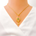 dressy-intricate-22k-gold-cz-pendant