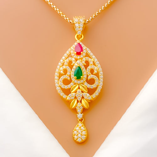 dressy-intricate-22k-gold-cz-pendant