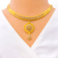 radiant-domed-22k-gold-kundan-necklace-set