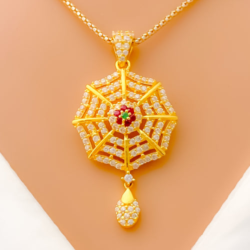 decorative-posh-22k-gold-cz-pendant