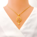 gorgeous-radiant-22k-gold-cz-pendant