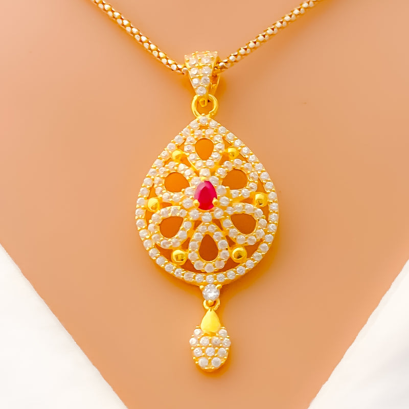 gorgeous-radiant-22k-gold-cz-pendant