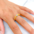 Opulent Graceful 21k Gold Ring