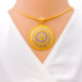 festive-mandala-two-tone-22k-gold-pendant-set