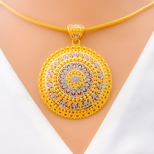 festive-mandala-two-tone-22k-gold-pendant-set