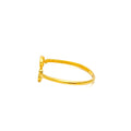 Dainty Overlapping 21k Gold Ring 