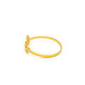 Attractive Chic 21k Gold Love Ring 