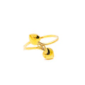 Beautiful Infinity Heart 21k Gold Ring 