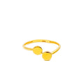 Modest Modern 21k Gold Ring 