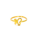 Golden Elegant Butterfly 21k Gold Ring 