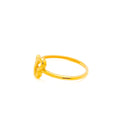 Golden Elegant Butterfly 21k Gold Ring 