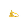 Stylish Mod 22K Gold Ring