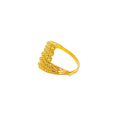 Dazzling Lush 22K Gold Ring