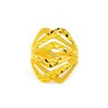 Bold Lovely Radiant 22k Gold Ring