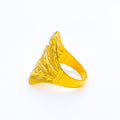 Bold Lovely Radiant 22k Gold Ring