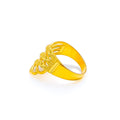 Elevated Trendy Textured 22k Gold Ring